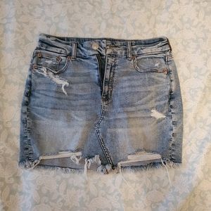 American eagle denim skirt size 10